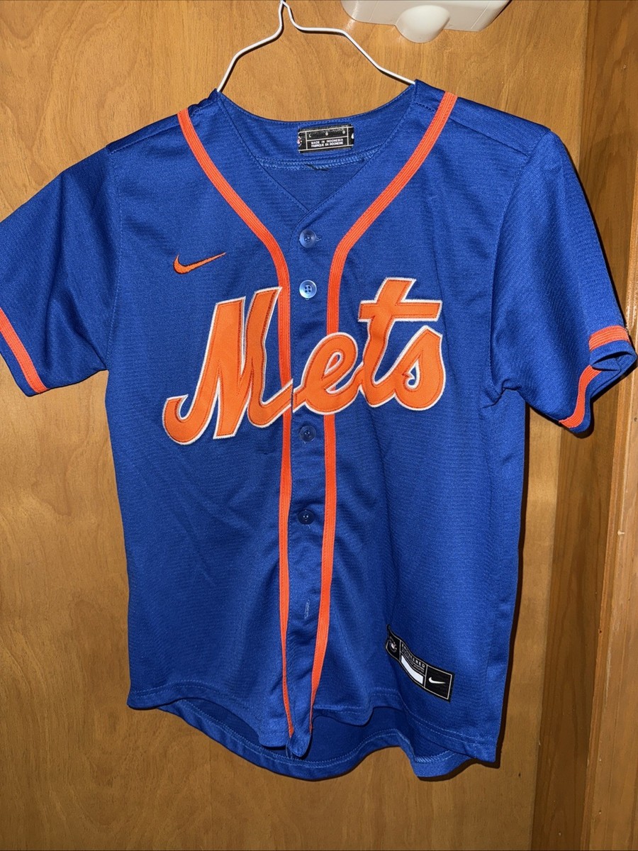 NIKE NEW YORK METS #34 KODAI SENGA YOUTH L BLUE JERSEY (B85) | eBay