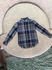 Polo Ralph Lauren Shirt Boys 8 Plaid Button Down Long Sleeve Embroidered Pony