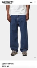 Carhartt Landon Pants - Work In Progress WIP -  Blue Jeans Size 32 Denim