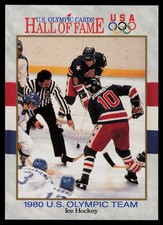 1991 Impel U.S. Olympic Hall of Fame #64 1980 U.S. Olympic Team USA  Hockey