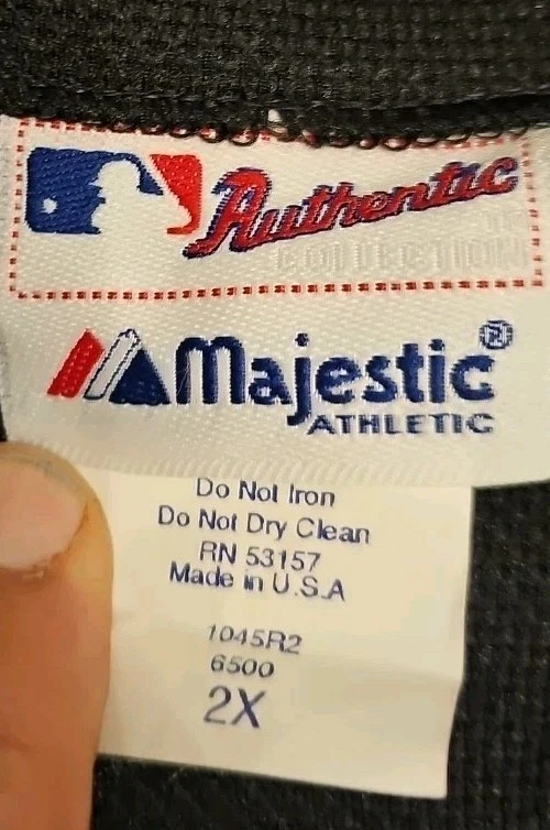 Majestic Autographed Miami Marlins Jersey Number 9 Juan Pierre - Image 4 of 4