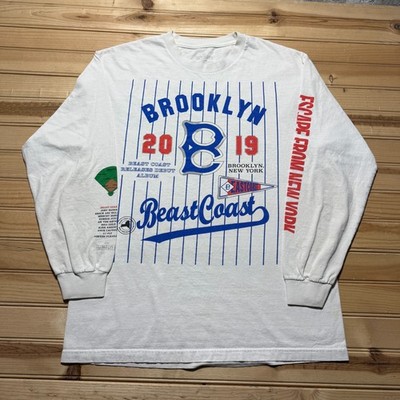 2019 Beast Coast Brooklyn NYC World Champions Hip Hop Long Sleeve Shirt - Large