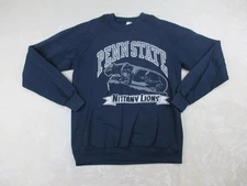 VINTAGE Penn State Nittany Lions Sweater Mens Large Blue Football NCAA 80s*