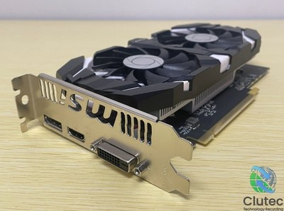 MSI GeForce GTX 1050 2GT OC PCI-E DisplayPort/HDMI/DVI Graphic Card 