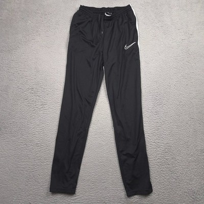 Nike DRI-FIT Academy Soccer Pants Men M Black 29'' Tapered Regular Ankle Zip