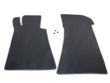 Set Passform Fussmatten Velours Antrazit für Mercedes R107 vorne links & rechts