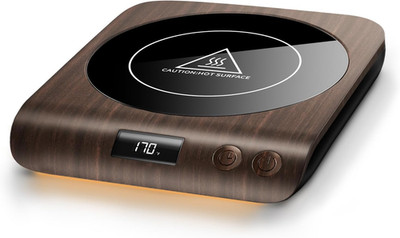 Coffee Mug Warmer, 3 Temperature Settings, 2-10H Auto Shut off and Warm Strip In