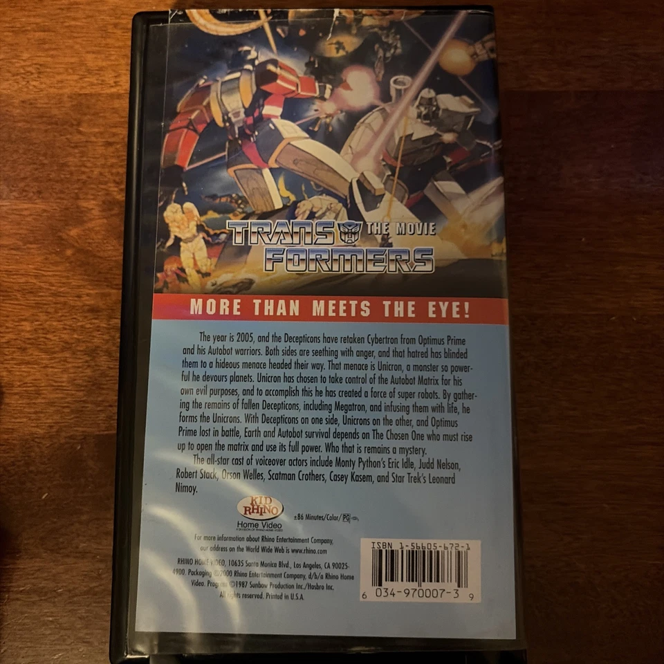 Transformers: The Movie (VHS, 2000, Special Collectors Edition) Buy 2 Get 1 Free - Image 3 of 4