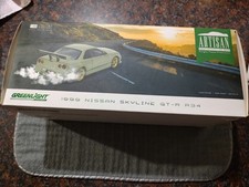 2017 greenlight artisan 1/18th 1999 nissan skyline gt-4 r34 silver limited 