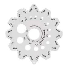 Thread Gauges Tool for Metric and British Screws with Coarse and Fine Threads