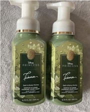 BATH  BODY WORKS CLEANSING FOAMING HAND SOAP DISNEY TIANA 8.75 oz SET OF 2