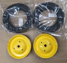 Ertl Pedal Tractor Parts Front Wheel Set For a 7 x 1.5" Yellow John Deere