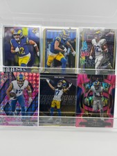 Puka Nacua Rams Card Lot Mosaic Select Topps Chrome Pink Mosaic Inserts