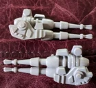 Vintage 1979 Star Wars Millennium Falcon Quad Cannon Top Gun Part Dark Gray