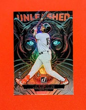 🔥Leo De Vries /199 -2025 Donruss   Unleashed Silver Holo #4 Padres