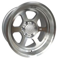 Mflow Mf07 Silver 17x9 -38 6x139.7 Cb106.1 Colorado Sierra Tacoma Tundra Gmc