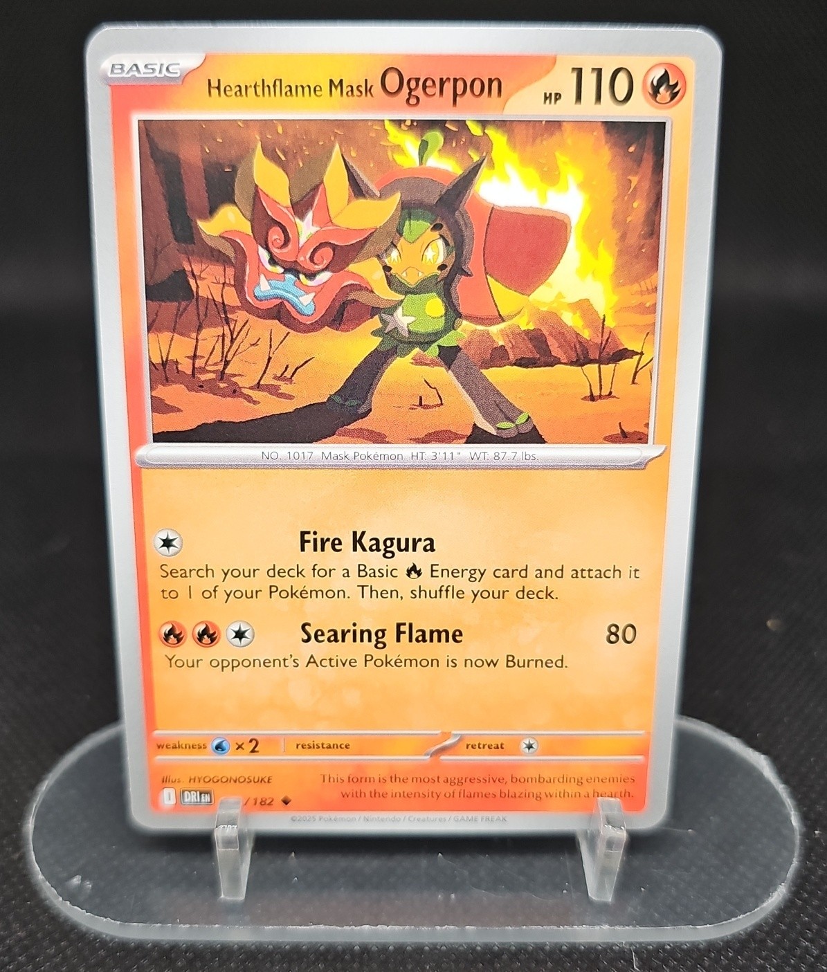 Hearthflame Mask Ogerpon #44 Pokemon Destined Rivals