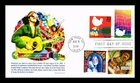 DR JIM STAMPS US COVER WOODSTOCK MUSIC FESTIVAL FDC COMBO PANDA CACHET