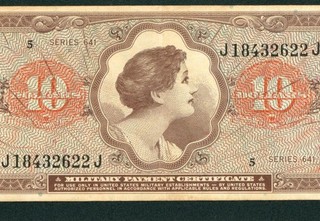 Series 641 $10 US Military Payment Certificate PAPER CURRENCY AUCTIONS