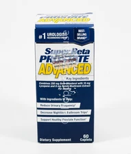 Super Beta Prostate ADVANCED 60 caplets 3x Beta-Sitosterol Lycopene 07/2027