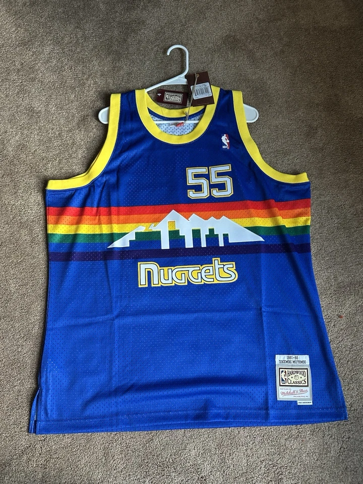 Mitchell & Ness Dikembe Mutombo Swingman Jersey Mens XXL New With Tags - Image 2 of 4