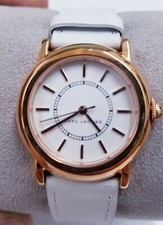 Marc Jacobs MJ8674 Riley White Dial White Leather Strap Women's Watch