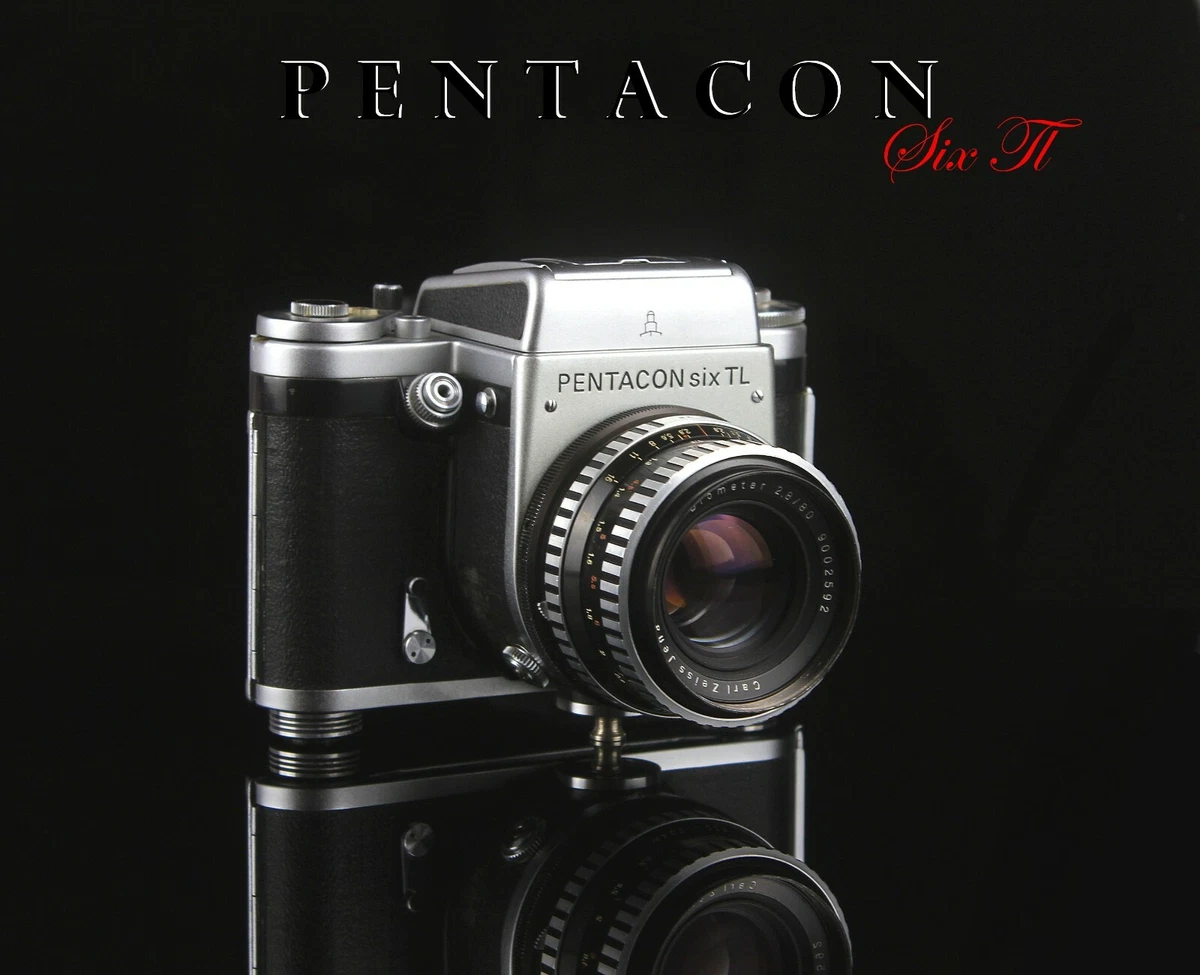 Camera PENTACON Six TL Lens Carl Zeiss Jena Biometar 2.8/80 DDR Medium format