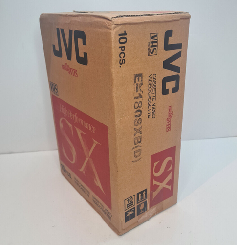 JVC SX High Performance E-180 Blank VHS Tape Cassettes x 10 Boxset New - Picture 11 of 13