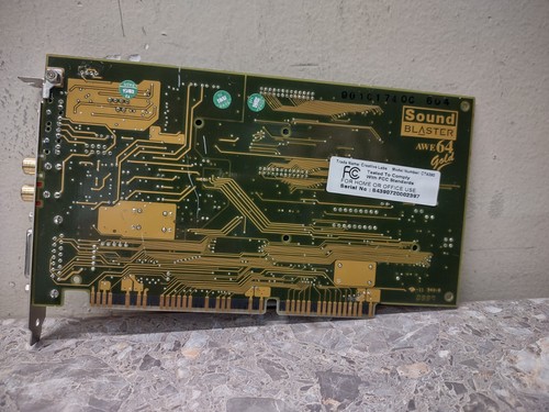 Vintage Creative Sound Blaster AWE64 Gold CT4390 ISA Sound Card - Afbeelding 5 van 6