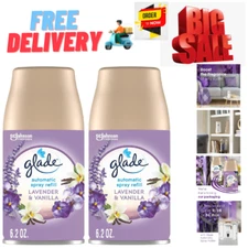 Glade Automatic Spray Refill, Air Freshener for Home and Bathroom, Lavender & Va