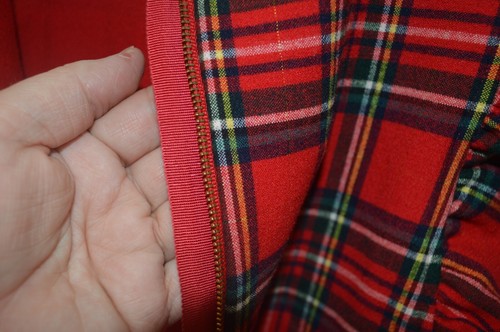Vineyard Vines Girls Size 14 Red Plaid Jumper Dress Zip Back Beautiful - Picture 8 of 15