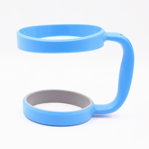 Kunststoff Reisebecher Halter Doppelringe Auto Tasse Griff Thermoskanne - Bild 12 von 14