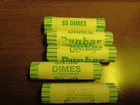 2003 D Roosevelt Dimes Uncirculated roll of 50 coins 2003-D