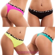 Women's Fluorescent Thong Underwear Lingerie Smooth No Marks Sexy New 9534
