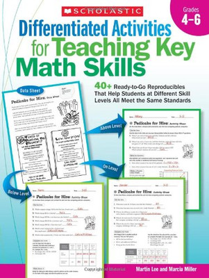 Differenzierte Aktivitäten zum Unterrichten wichtiger mathematischer Fähigkeiten: Klassen 4-6: 40+ bereit