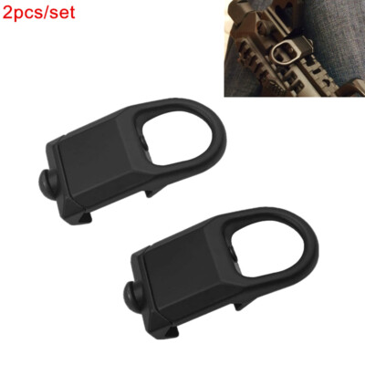 2pcs Quick Detach GBB Sling Mount Attachment Adapter Fit 20mm Picatinny Rail