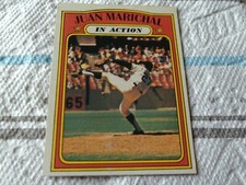 1972   TOPPS   # 568   JUAN  MARICHAL    I.A.     NEAR  MINT /  MINT  OR  BETTER