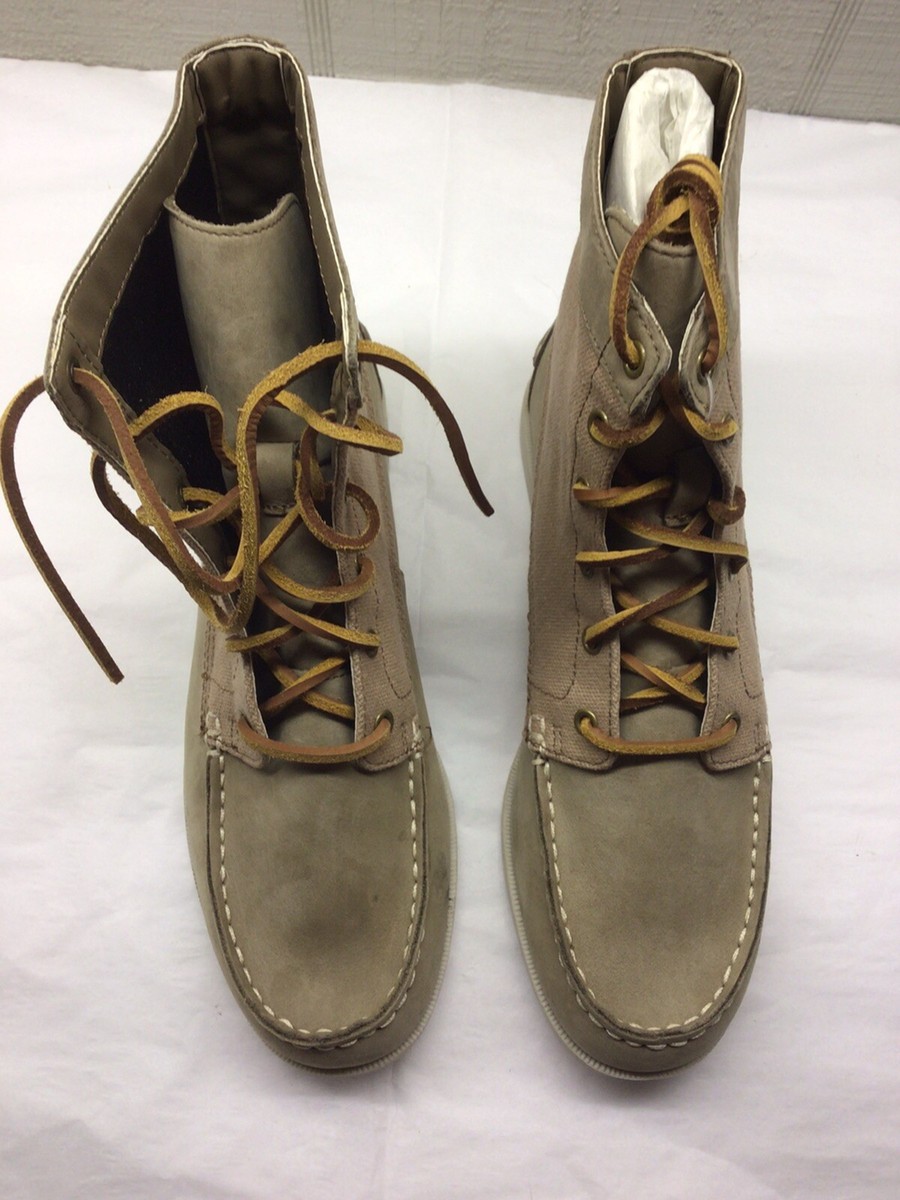 Lands End Boys Size 6 Lace-Up Oxford Suede Dress Shoes  display picture 3