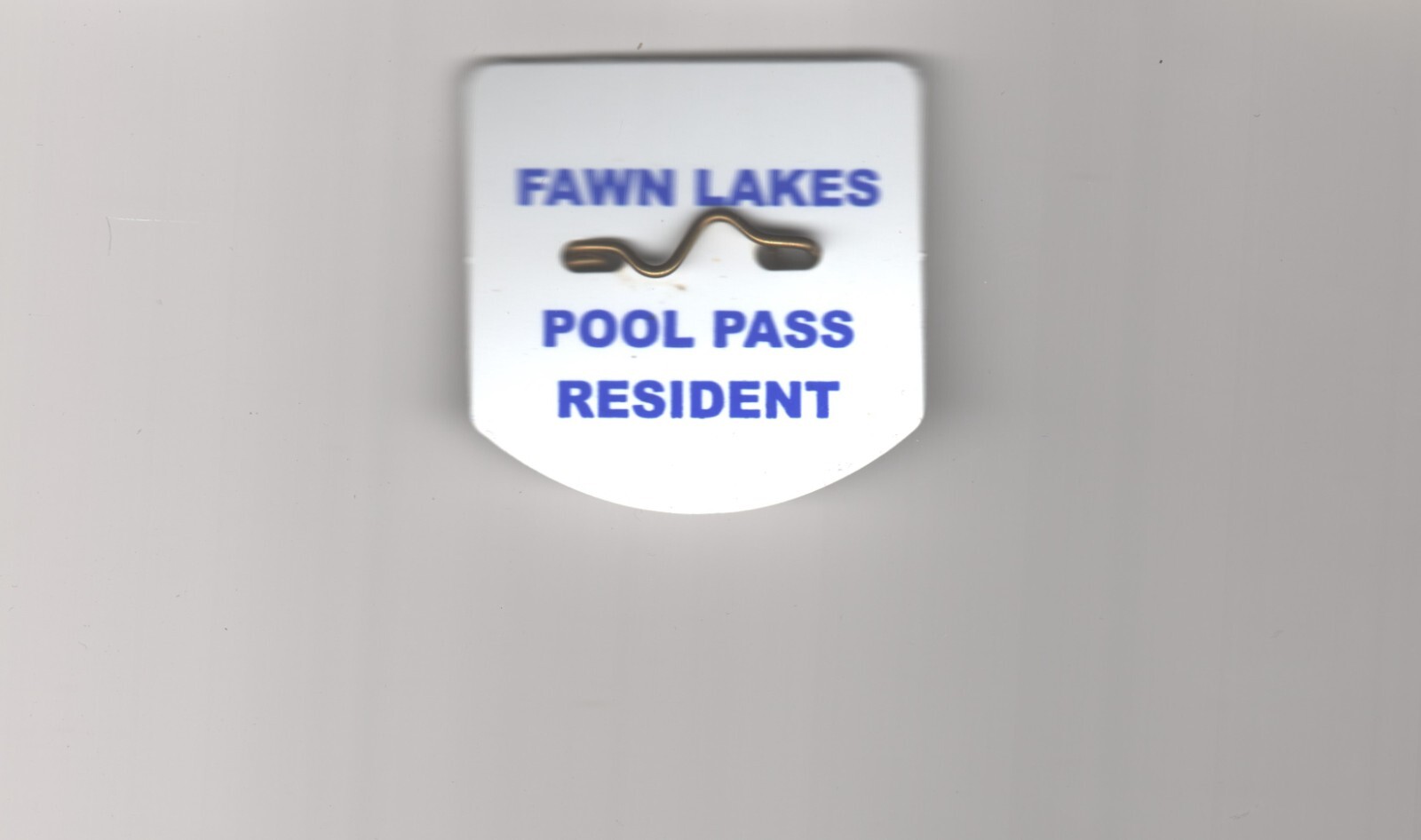 FAWN LAKES MANAHAWKIN NEW JERSEY RESIDENT POOL PASS BADGE / TAG eBay