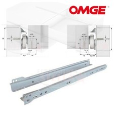 CP GUIDE SCORREVOLI X CASSETTI MOBILI ARMADIO 27 CM BIANCA ITALIANE OMGE 25 KG