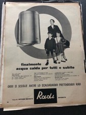 Pubblicità d'epoca reclame stampa pubblicitaria a piena pagina intera Radi