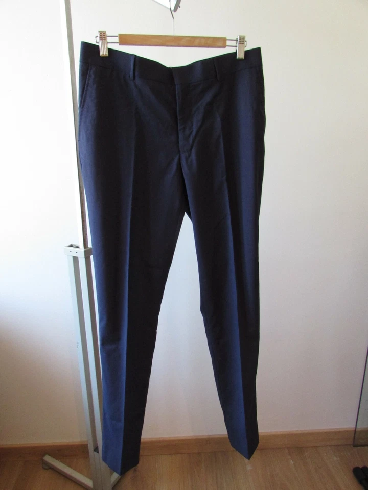 pantalon the kooples classic en laine bleu marine t48 (40) - Photo 1/4