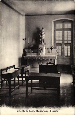 CPA AK BORDIGHERA Villa Santa Cecilio Cenacle ITALIEN (506547)