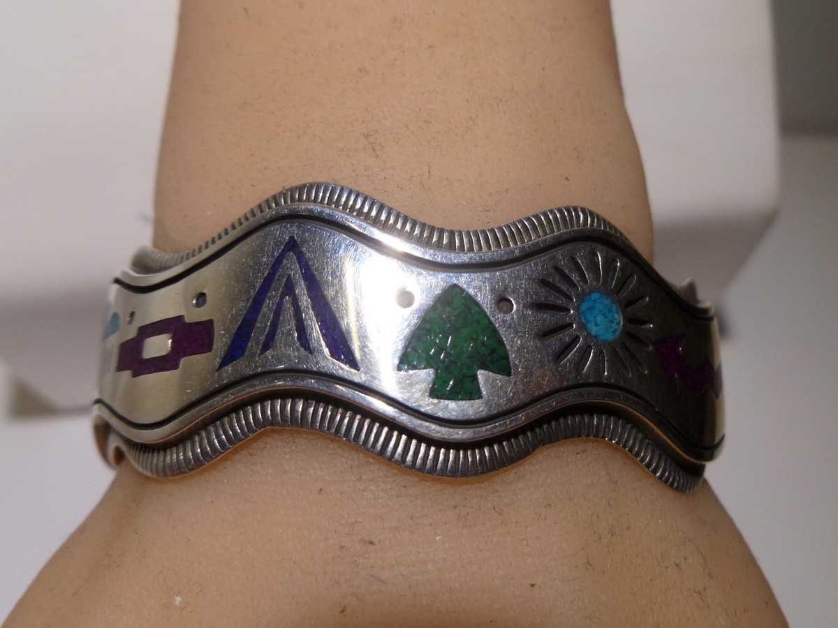 Carolyn Pollack Sterling Silver Inlay Multi Color  display picture 1