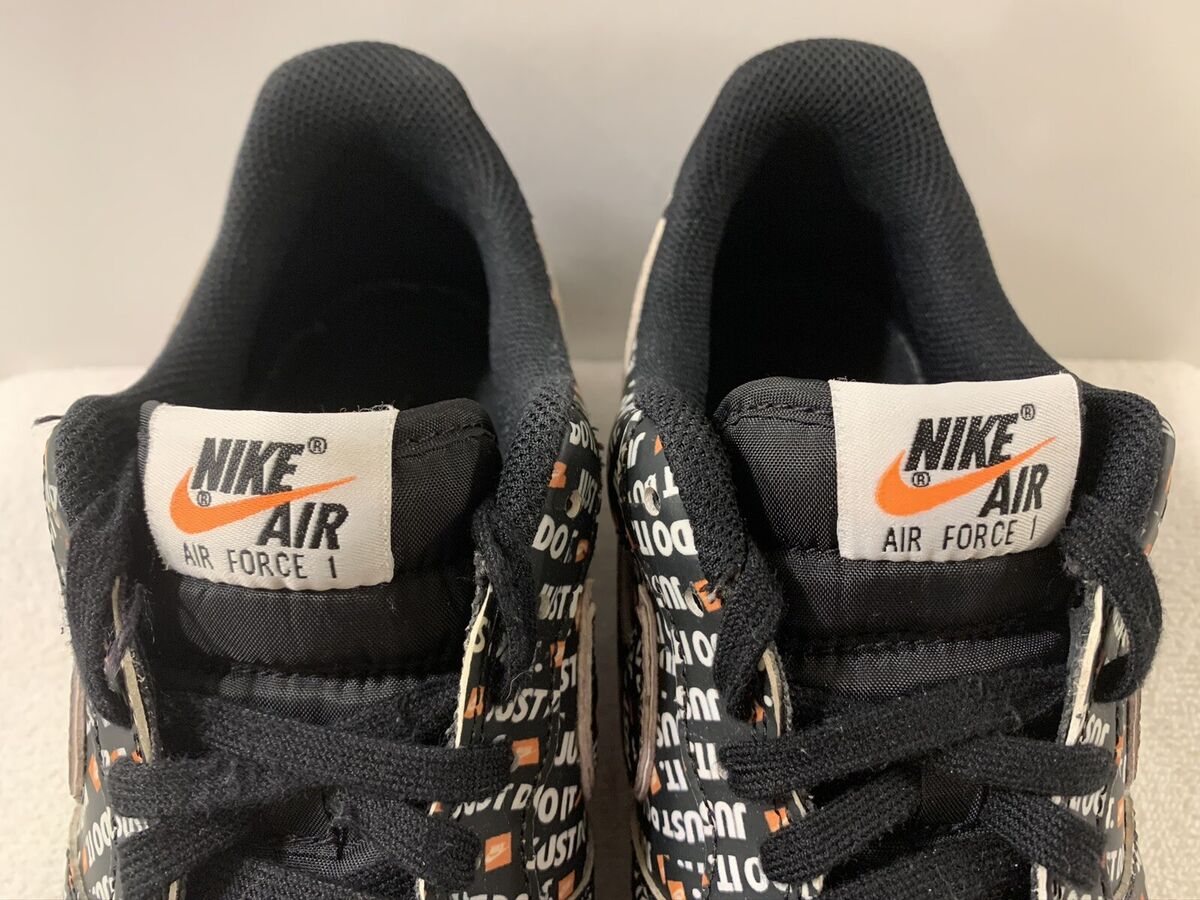 Nike Air Force 1 Low '07 LV8 Just Do It Pack Black JDI Mens Nike Air Force 1 Low '07 LV8 Just Do It Pack Black JDI Mens