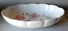 Lenox Butterfly Meadow Scalloped Oval Baker 9 1/2" x 13" MINT IN BOX