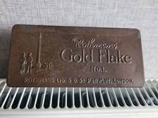 VINTAGE ROTHMANS GOLD FLAKE NO. 1. TIN PALL MALL LONDON