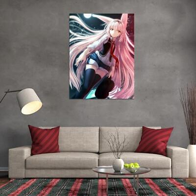 V2279 Visual Novel Cute Girl Pink Hair Anime Manga Art Decor WALL