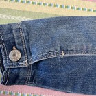 LEVI'S  Denim Jean Jacket  Kids  Girls Size 24 M  CUTE , RUFFLES 3 TINY HEARTS — photo 4
