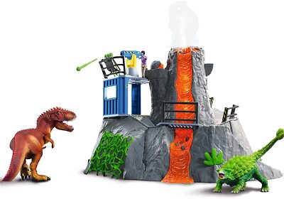 Schleich Dinosaurs Volcano Expedition - 60 Pcs - Playset